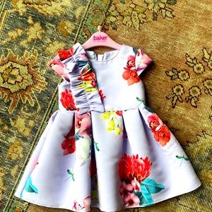 Baker by Ted Baker Purple Baby Dress 12-18 mos